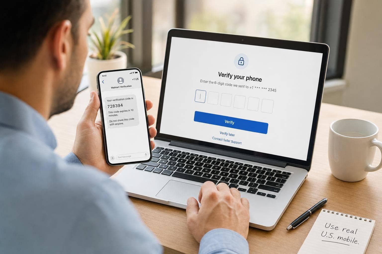 Fix Walmart SMS Verification Issues