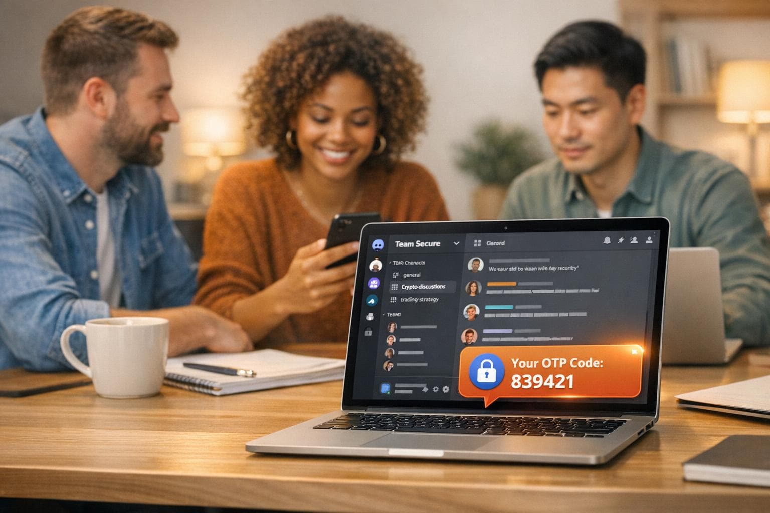 Receive OTPs in Discord for Your Gaming or Crypto Team